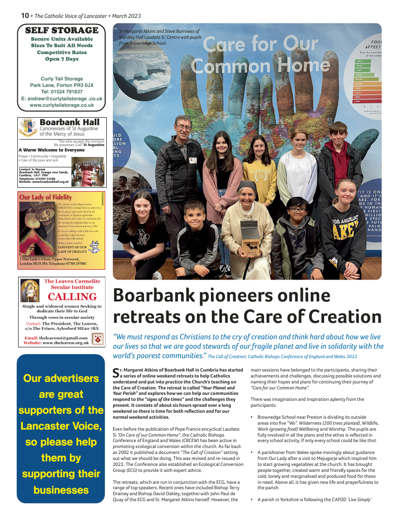 Mar 2023 edition of the Catholic Voice of Lancaster