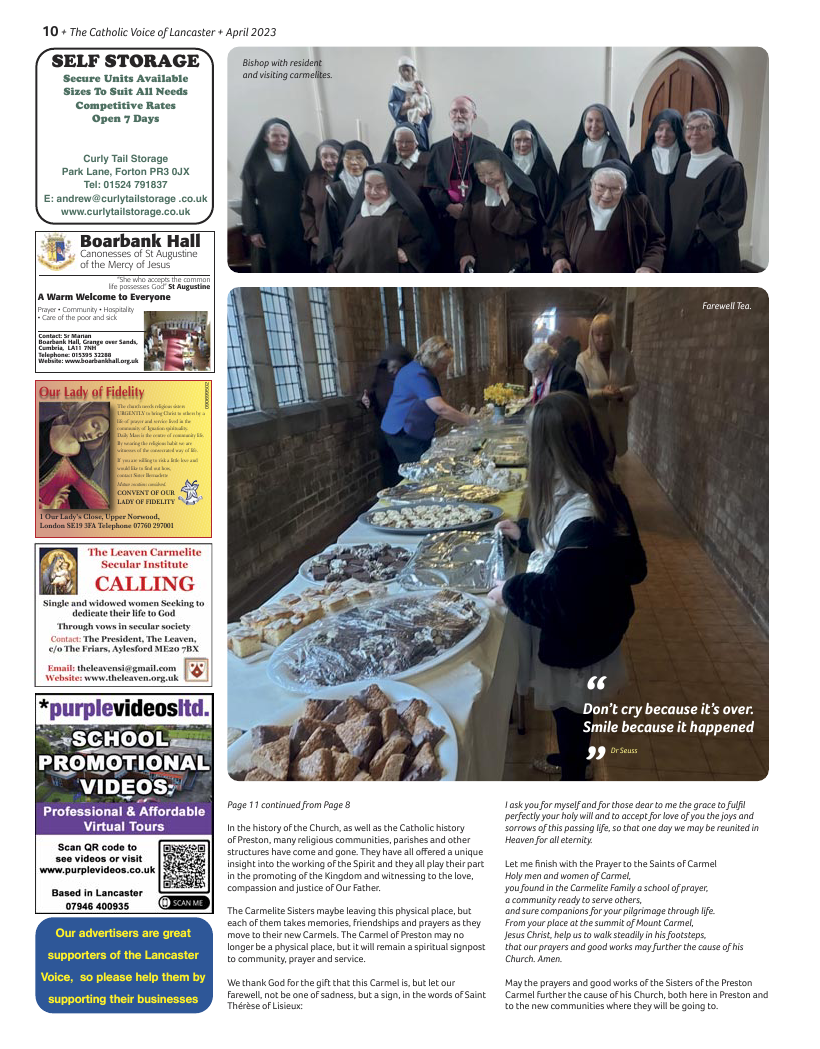 Apr 2023 edition of the Catholic Voice of Lancaster