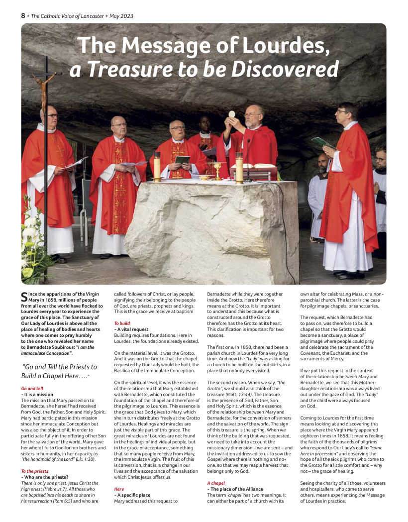 May 2023 edition of the Catholic Voice of Lancaster