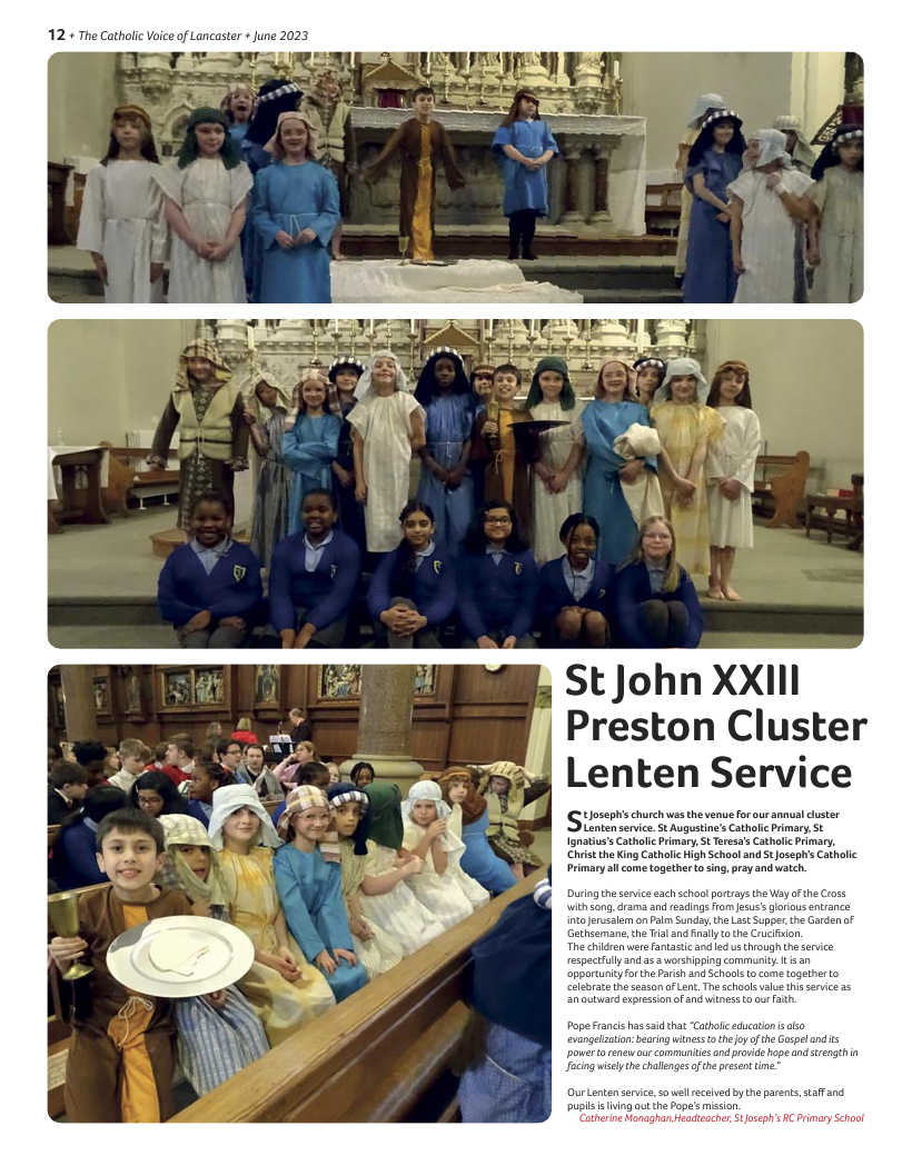 Jun 2023 edition of the Catholic Voice of Lancaster