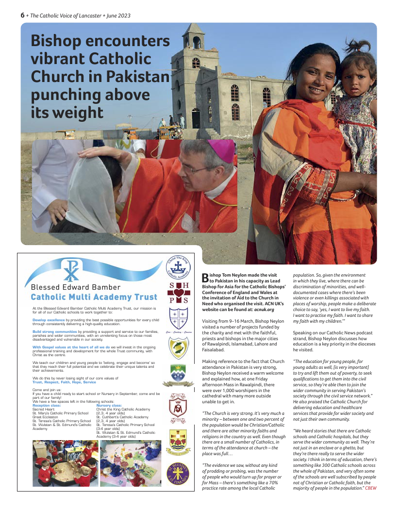 Jun 2023 edition of the Catholic Voice of Lancaster