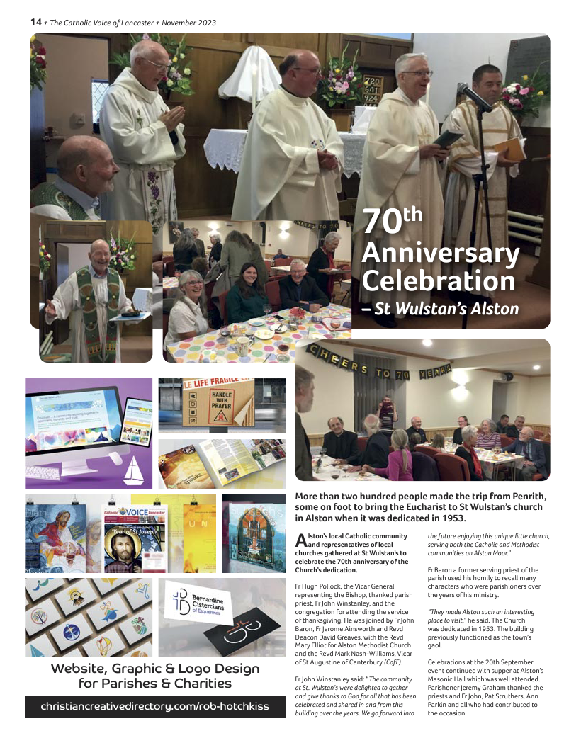 Nov 2023 edition of the Catholic Voice of Lancaster
