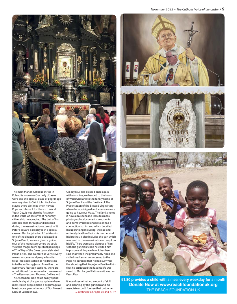 Nov 2023 edition of the Catholic Voice of Lancaster