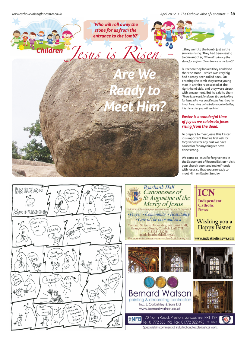 Apr 2012 edition of the Catholic Voice of Lancaster