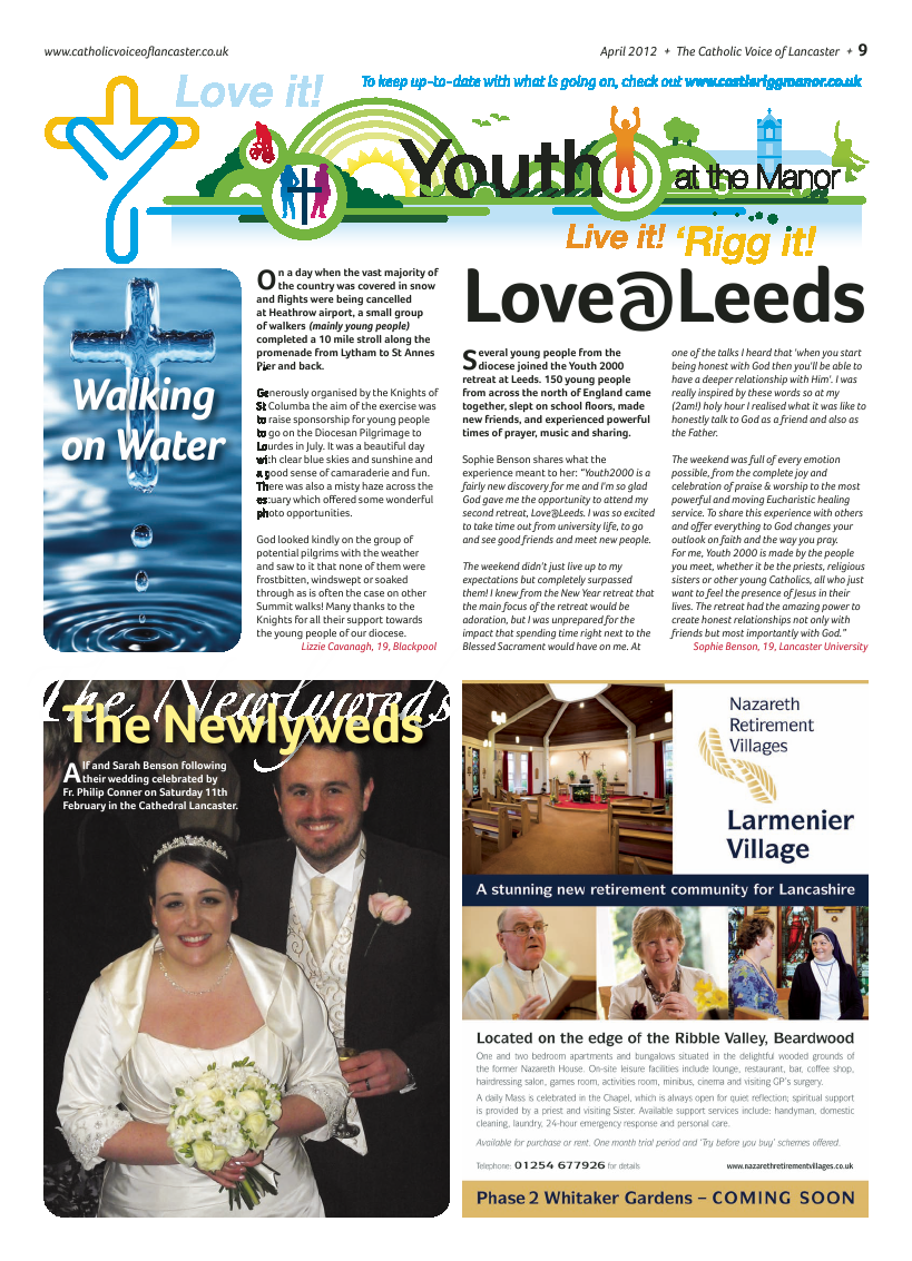 Apr 2012 edition of the Catholic Voice of Lancaster