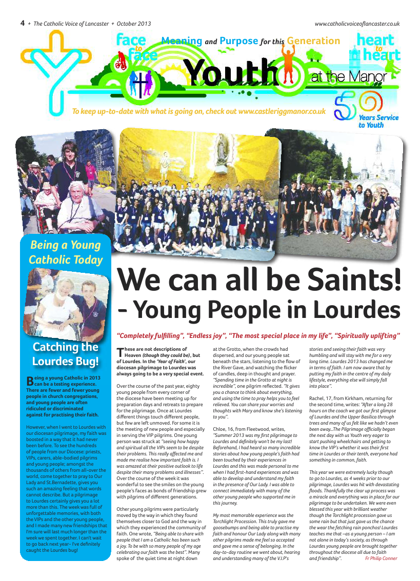 Nov 2013 edition of the Catholic Voice of Lancaster