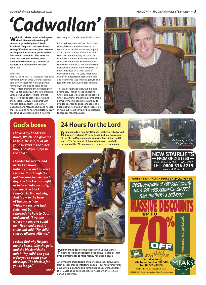 May 2014 edition of the Catholic Voice of Lancaster