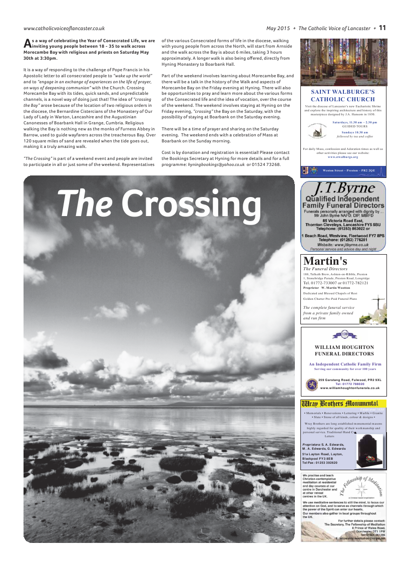 May 2015 edition of the Catholic Voice of Lancaster