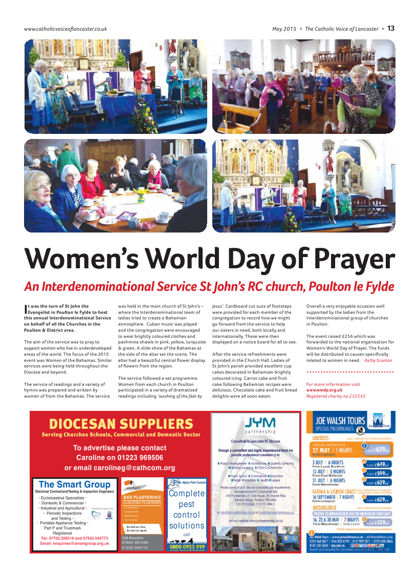 May 2015 edition of the Catholic Voice of Lancaster