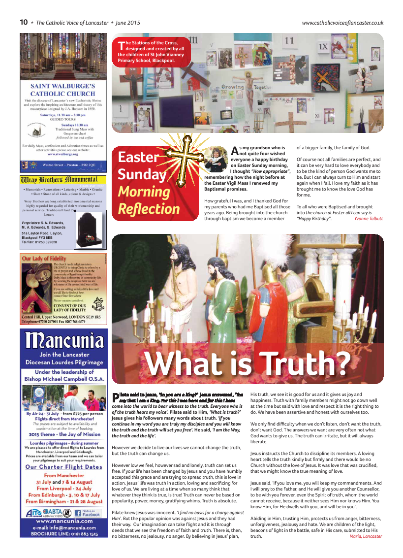 Jun 2015 edition of the Catholic Voice of Lancaster