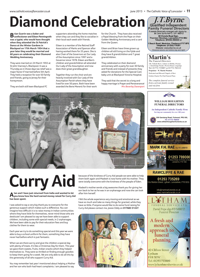 Jun 2015 edition of the Catholic Voice of Lancaster