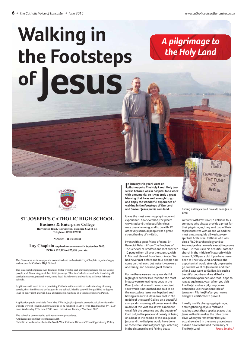 Jun 2015 edition of the Catholic Voice of Lancaster