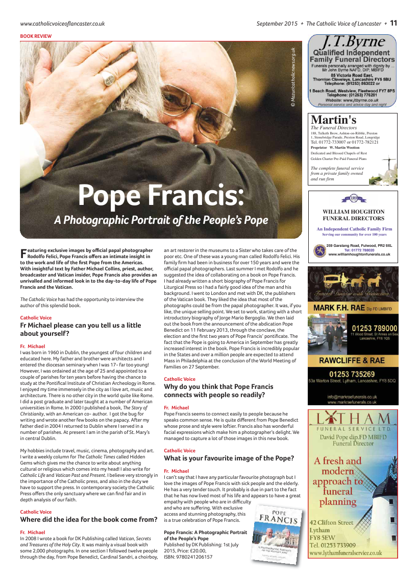 Sept 2015 edition of the Catholic Voice of Lancaster