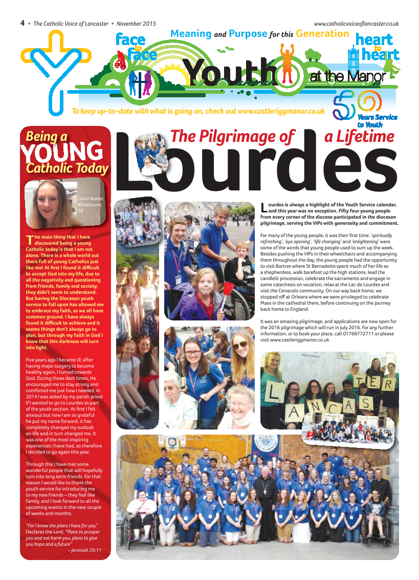 Nov 2015 edition of the Catholic Voice of Lancaster