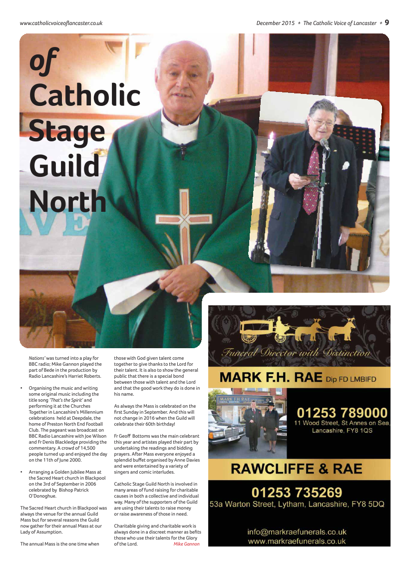 Dec 2015 edition of the Catholic Voice of Lancaster