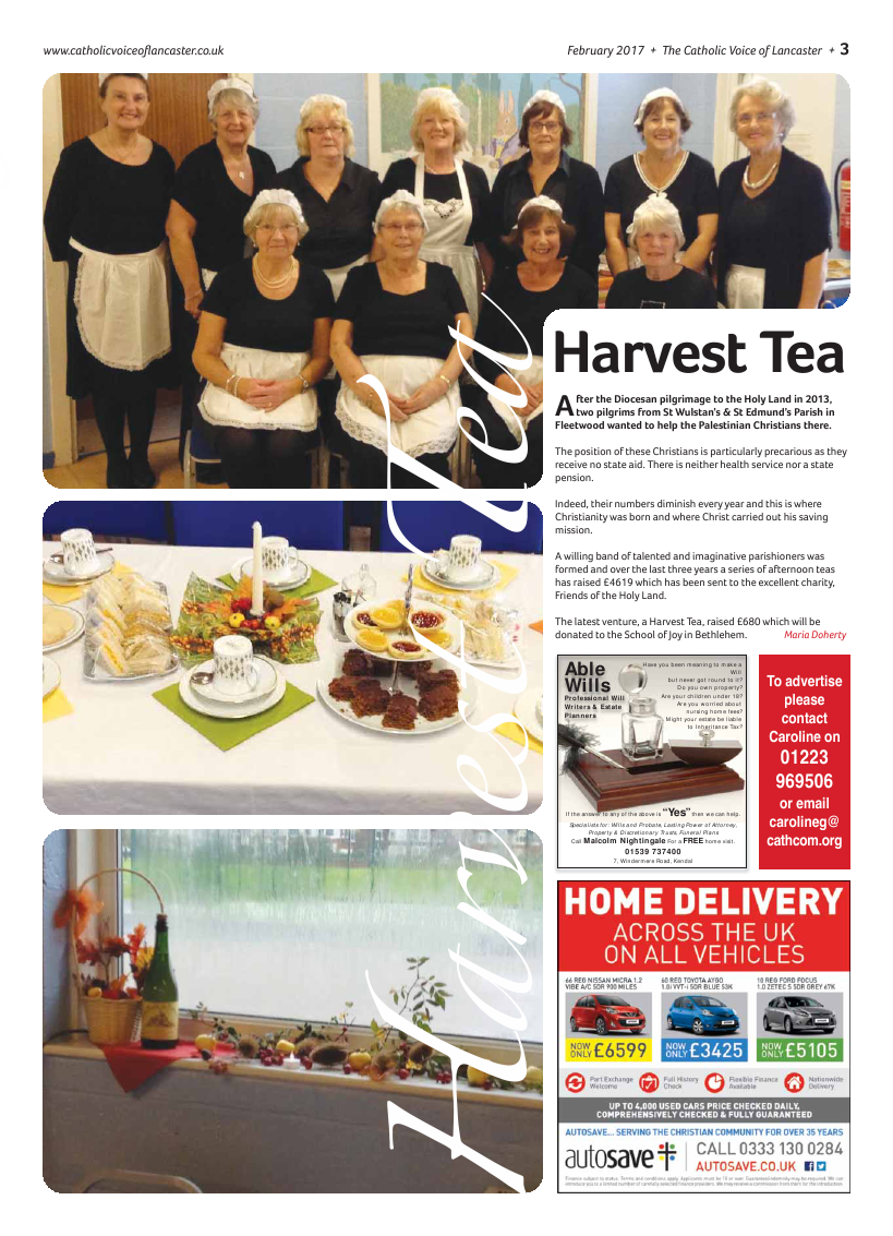 Feb 2017 edition of the Catholic Voice of Lancaster - Page Feb 2017 edition of the Catholic Voice of Lancaster - Page