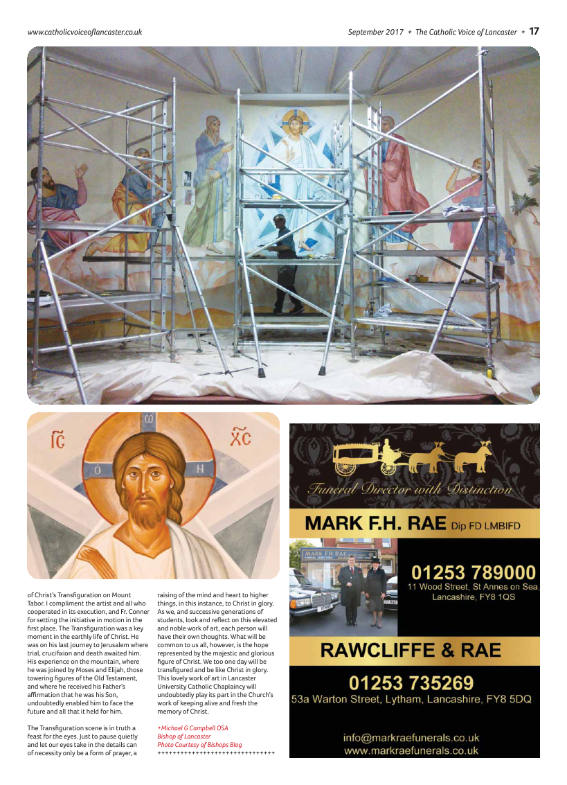 Sept 2017 edition of the Catholic Voice of Lancaster - Page 