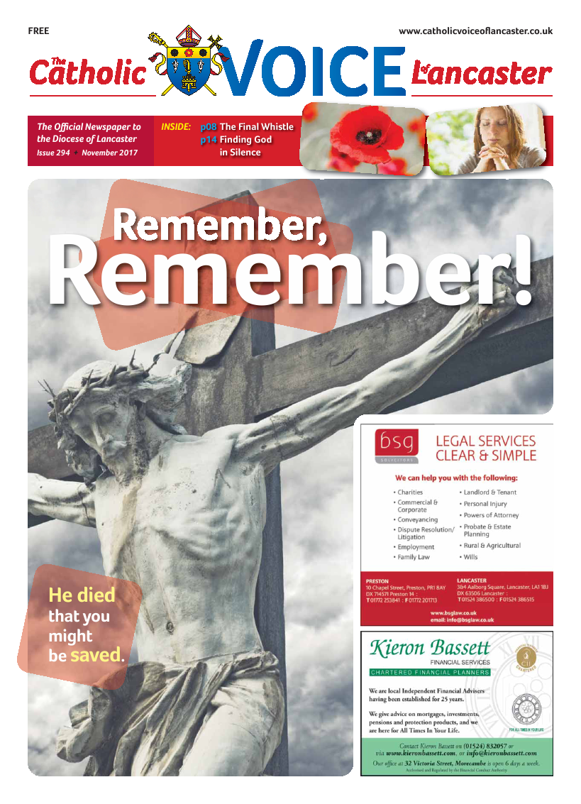 Nov 2017 edition of the Catholic Voice of Lancaster - Page 