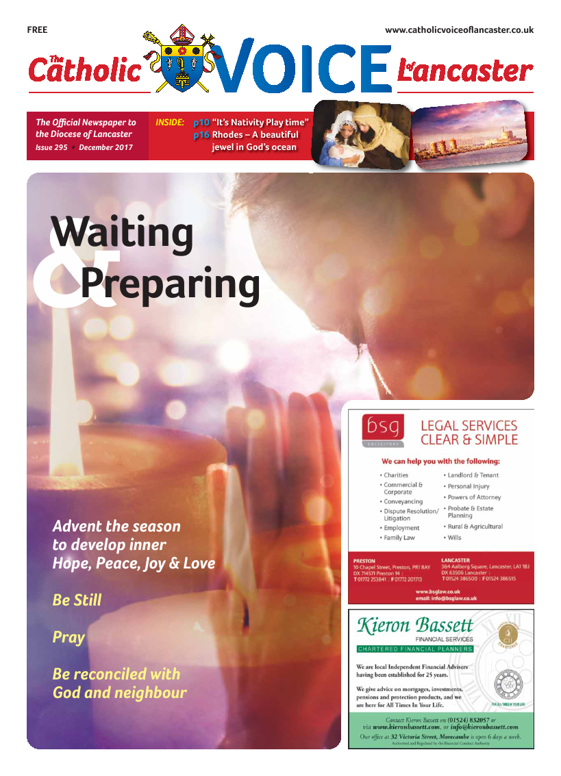 Dec 2017 edition of the Catholic Voice of Lancaster - Page 