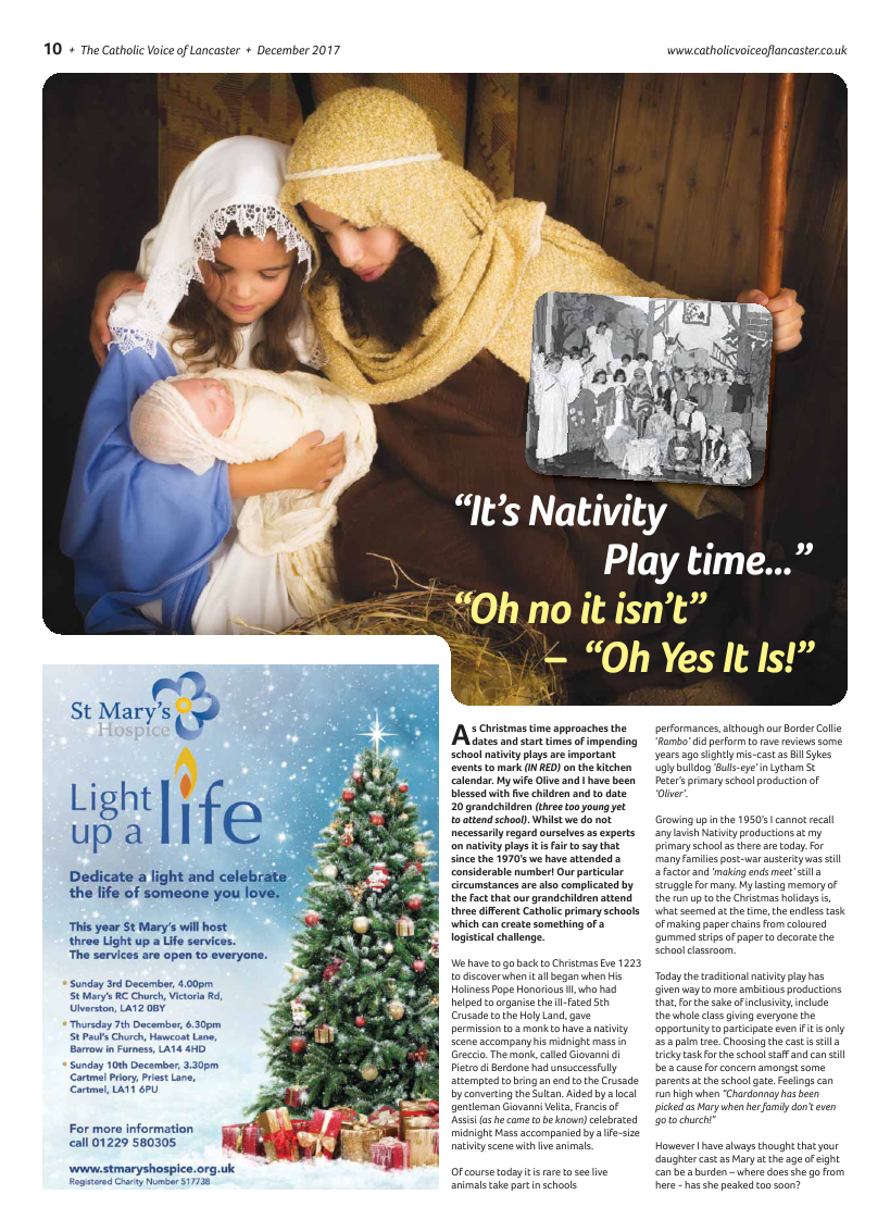 Dec 2017 edition of the Catholic Voice of Lancaster - Page 