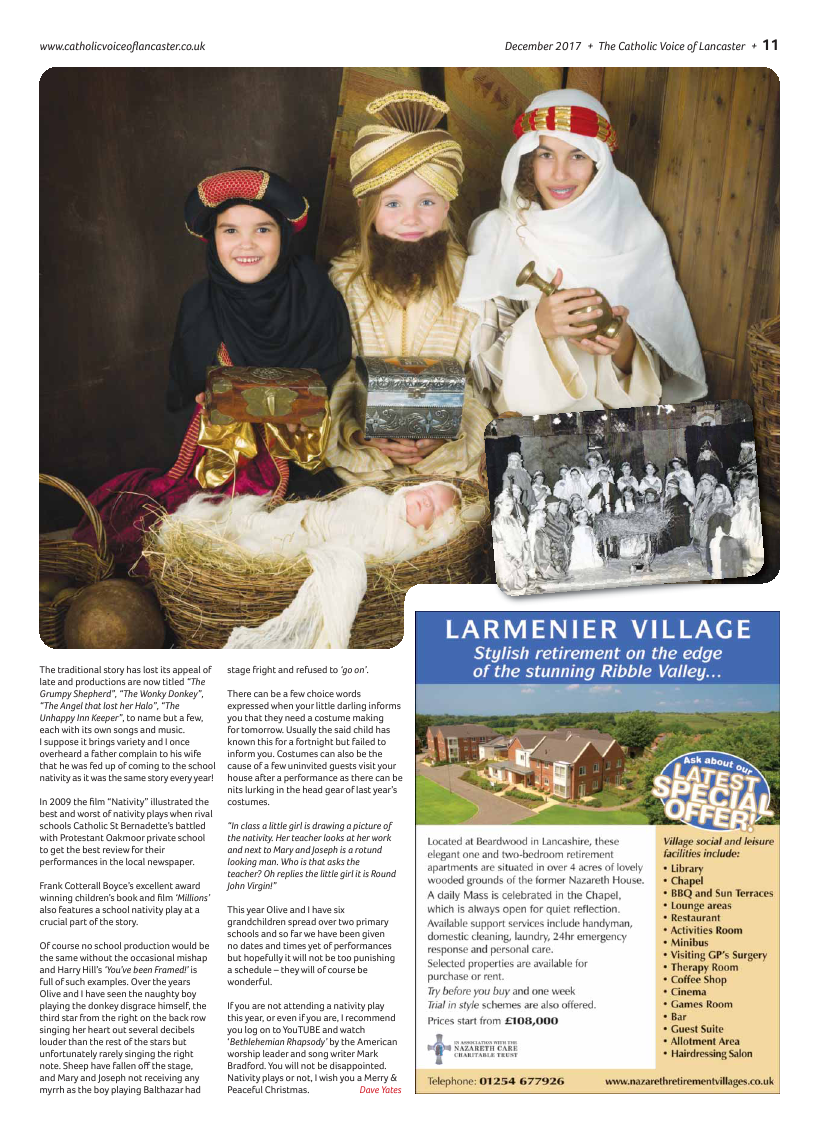 Dec 2017 edition of the Catholic Voice of Lancaster - Page 