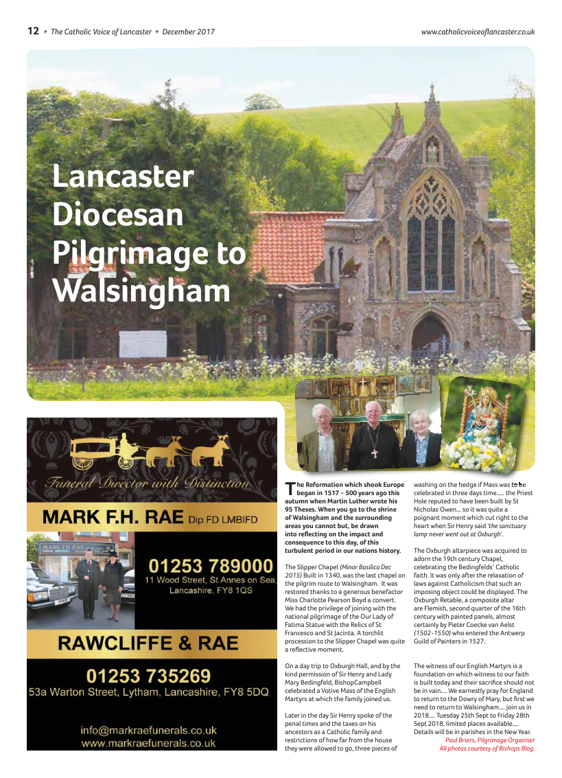 Dec 2017 edition of the Catholic Voice of Lancaster - Page 