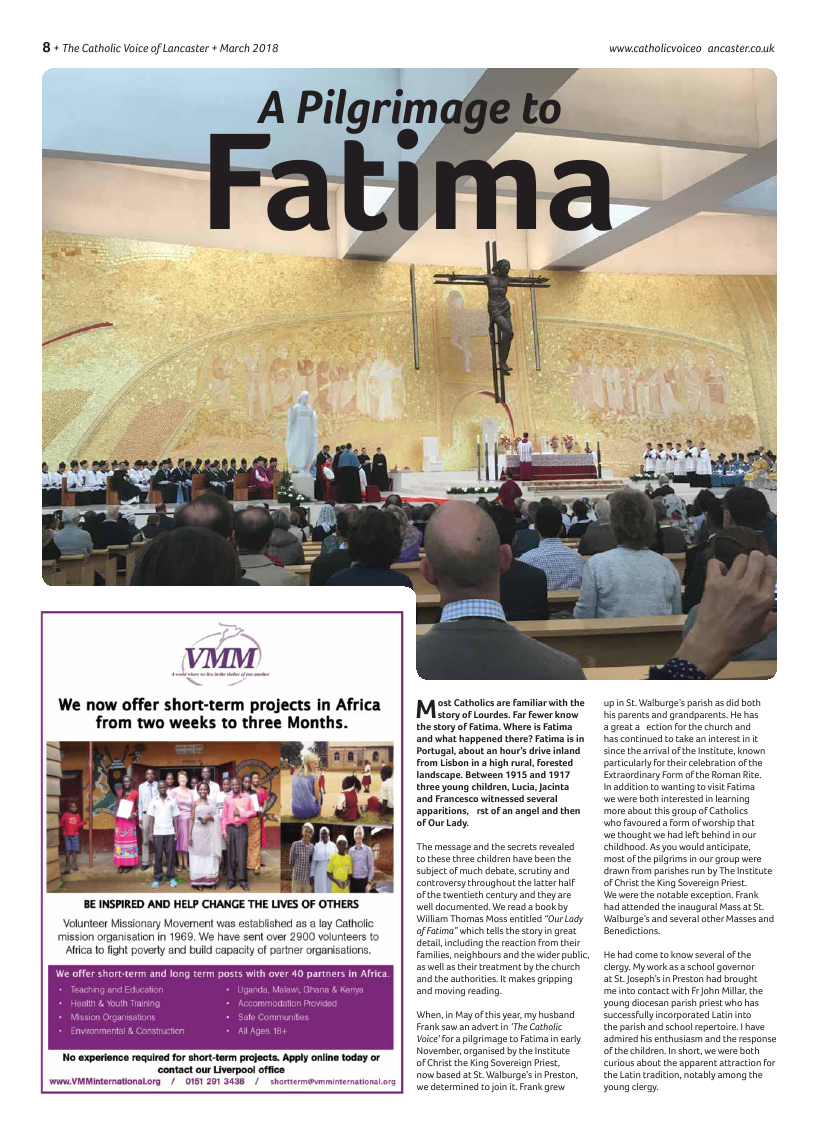 Mar 2018 edition of the Catholic Voice of Lancaster - Page 