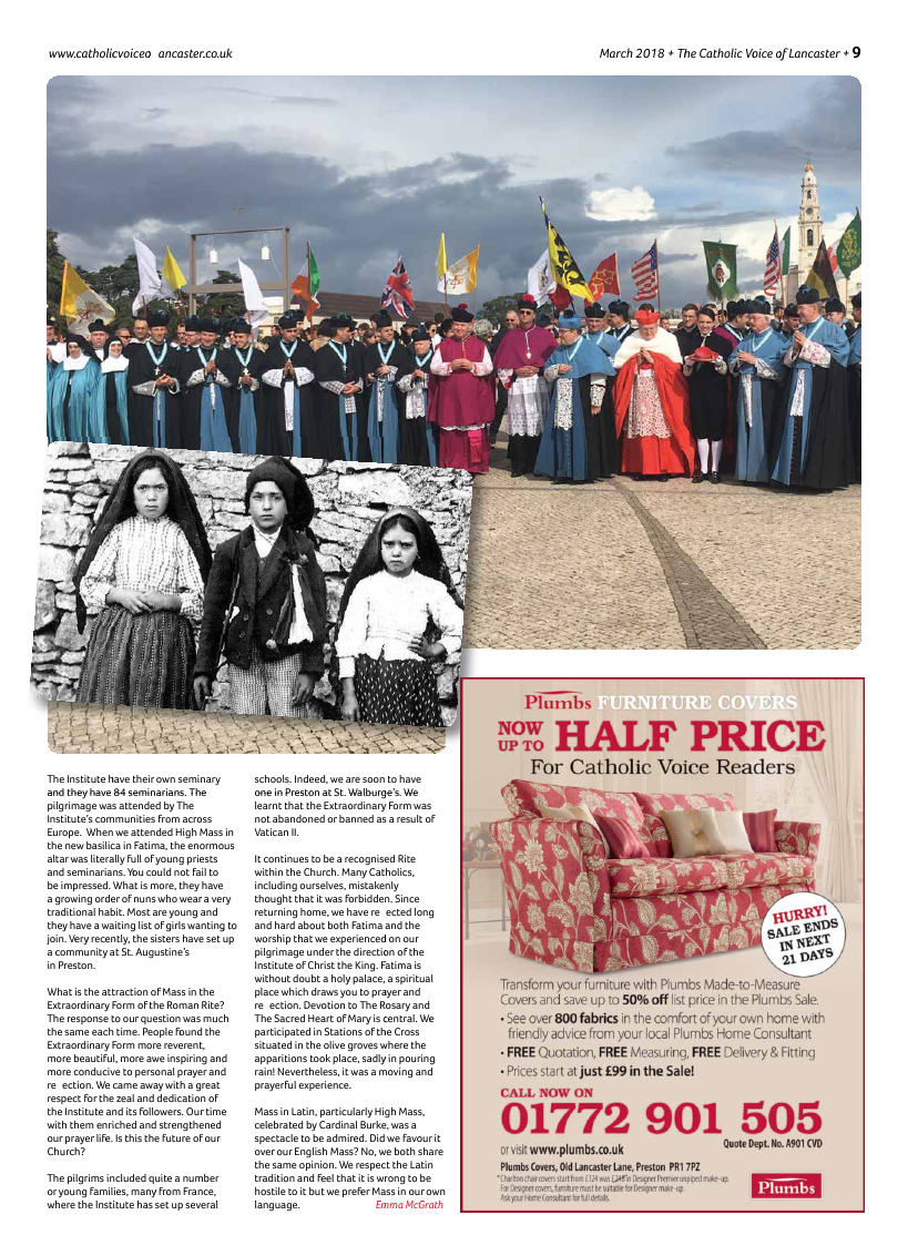 Mar 2018 edition of the Catholic Voice of Lancaster - Page 