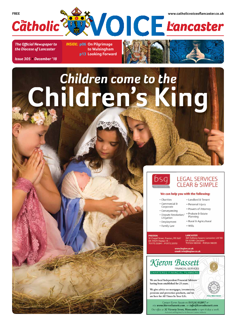 Dec 2018 edition of the Catholic Voice of Lancaster - Page 