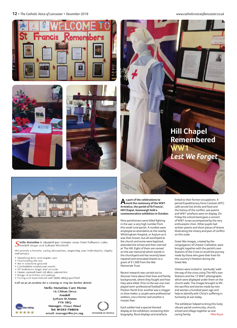 Dec 2018 edition of the Catholic Voice of Lancaster - Page 