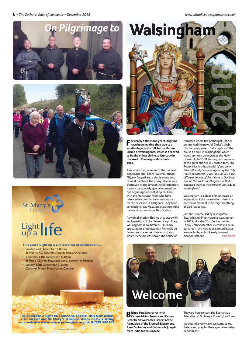 Dec 2018 edition of the Catholic Voice of Lancaster - Page 