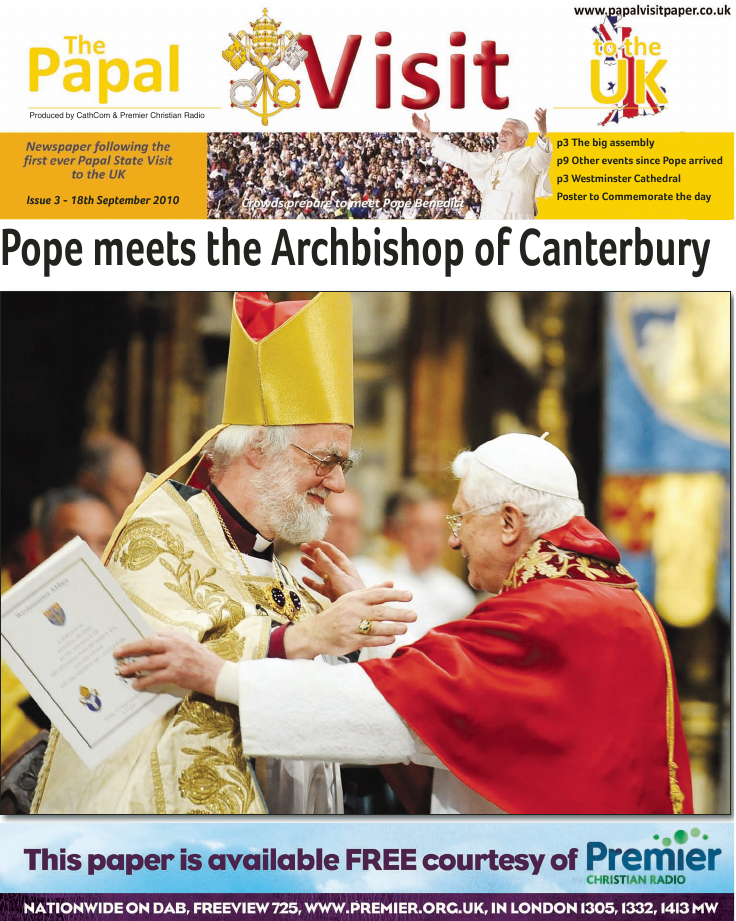 16 Sept 2010 edition of the Papal Visit - Hyde Park