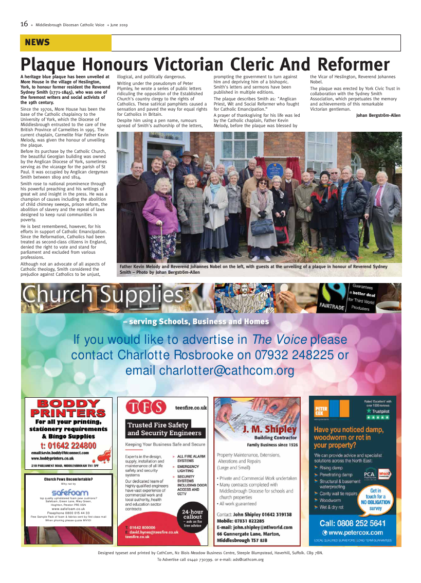 Jun 2019 edition of the Middlesbrough Voice - Page 