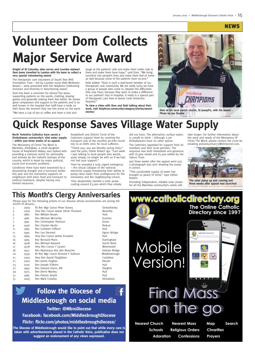 Jan 2020 edition of the Middlesbrough Voice