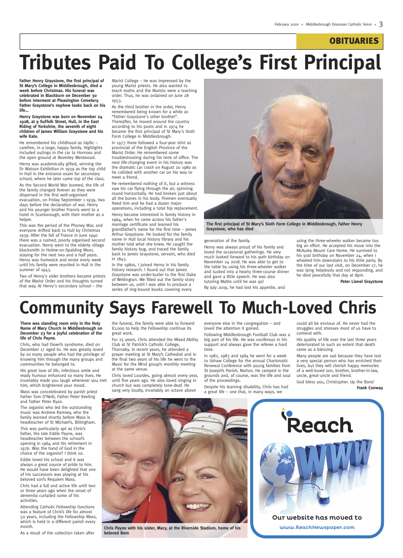 Feb 2020 edition of the Middlesbrough Voice