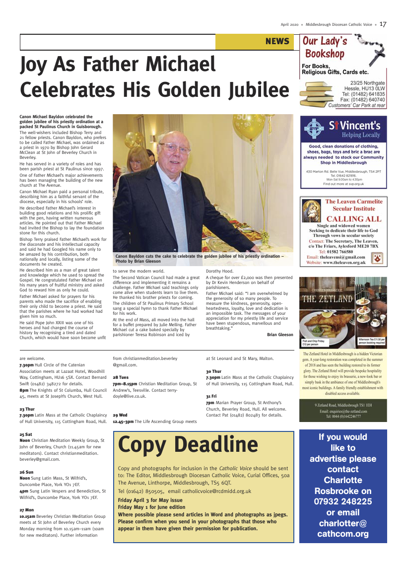 Apr 2020 edition of the Middlesbrough Voice