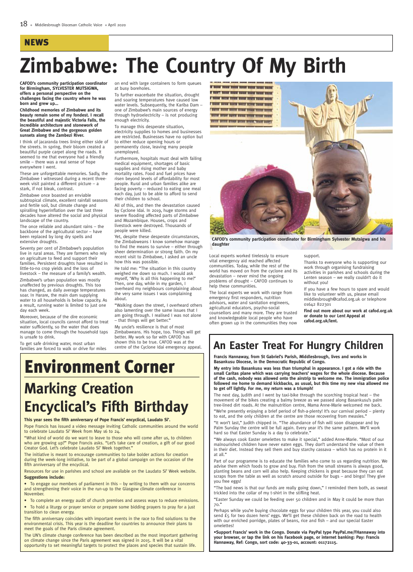 Apr 2020 edition of the Middlesbrough Voice