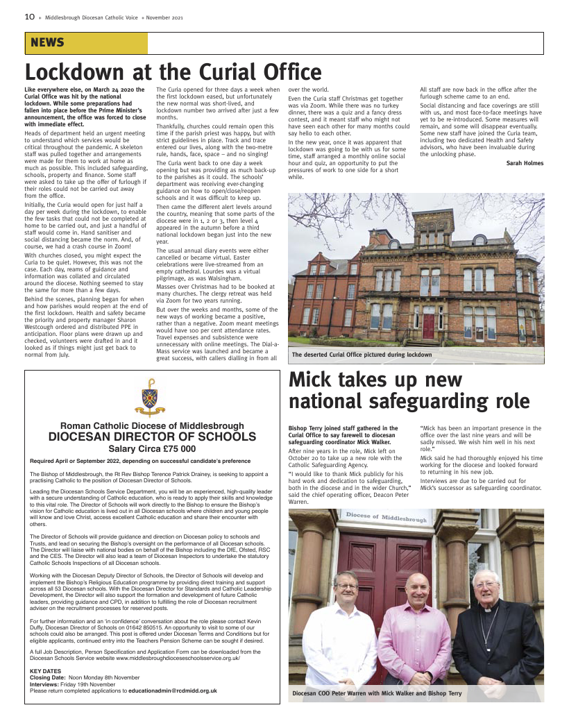 Nov 2021 edition of the Middlesbrough Voice