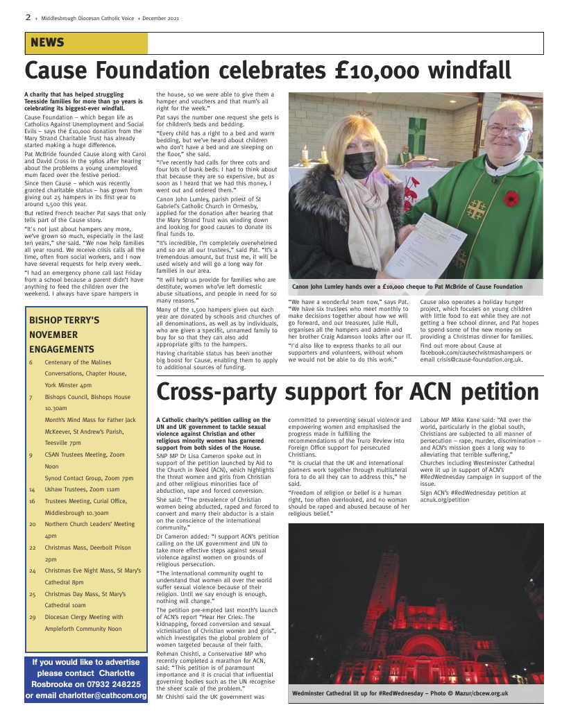 Dec 2021 edition of the Middlesbrough Voice