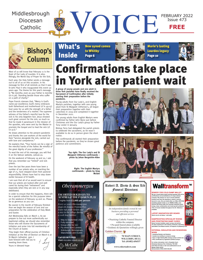 Feb 2022 edition of the Middlesbrough Voice