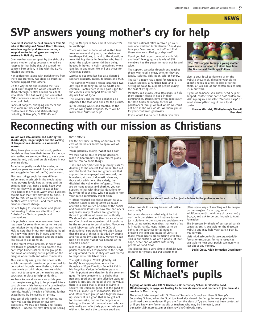 Oct 2022 edition of the Middlesbrough Voice