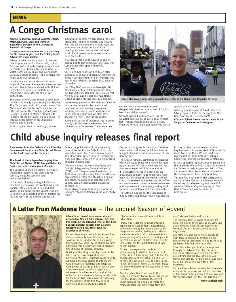 Dec 2022 edition of the Middlesbrough Voice