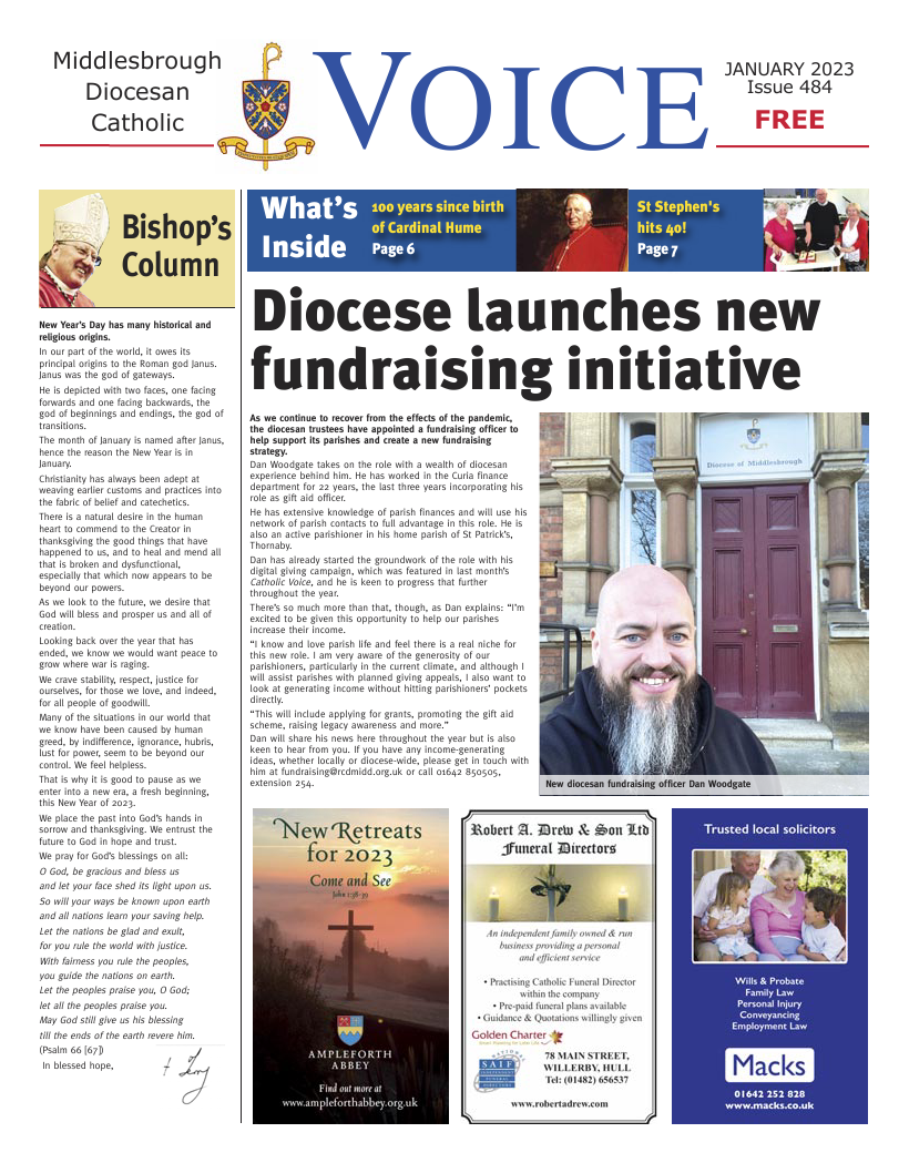 Jan 2023 edition of the Middlesbrough Voice