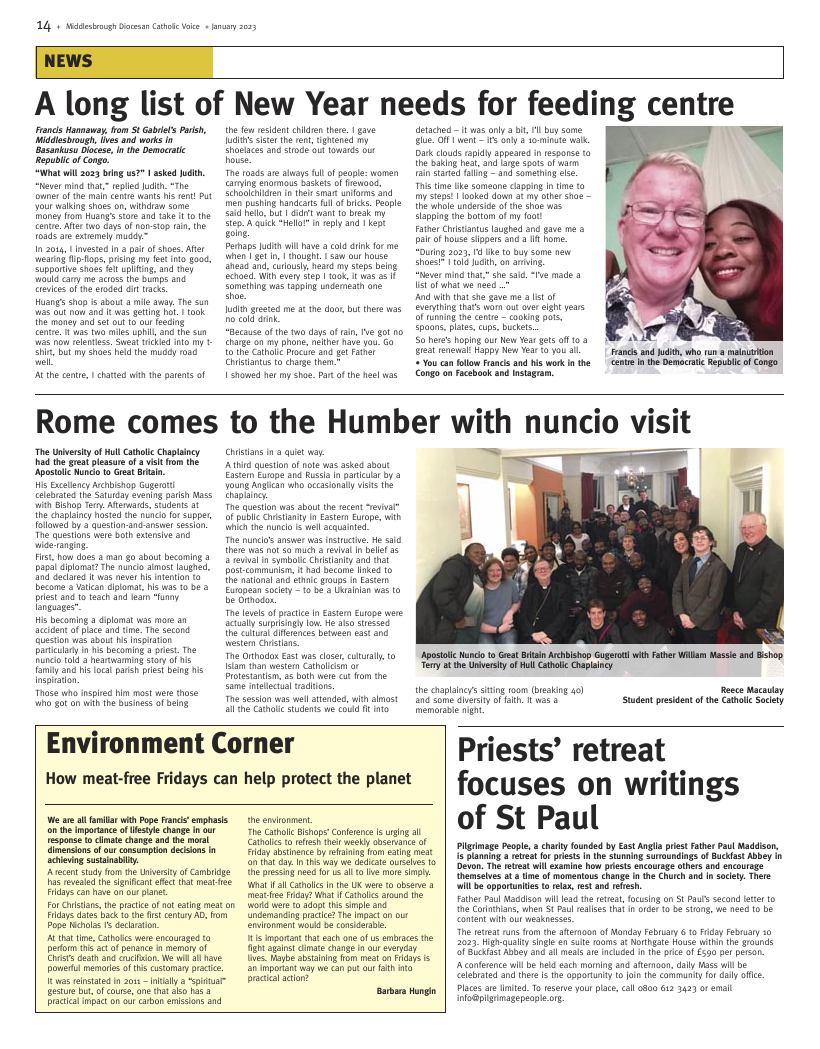 Jan 2023 edition of the Middlesbrough Voice