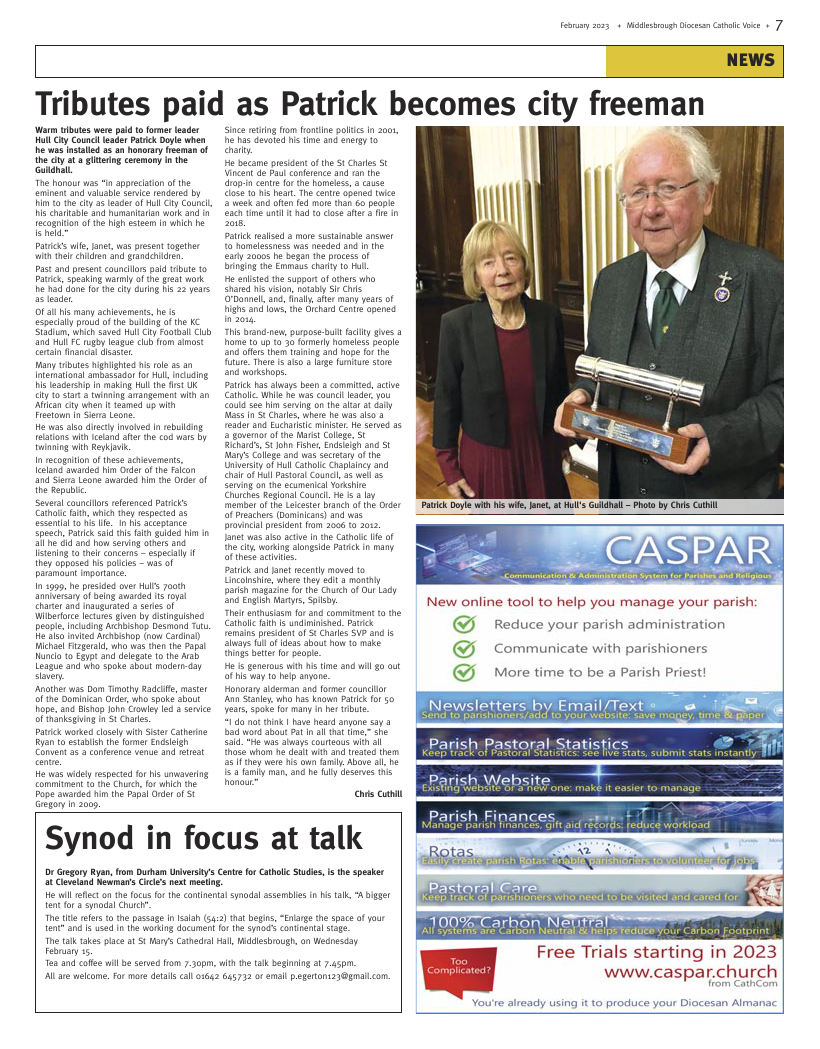 Feb 2023 edition of the Middlesbrough Voice