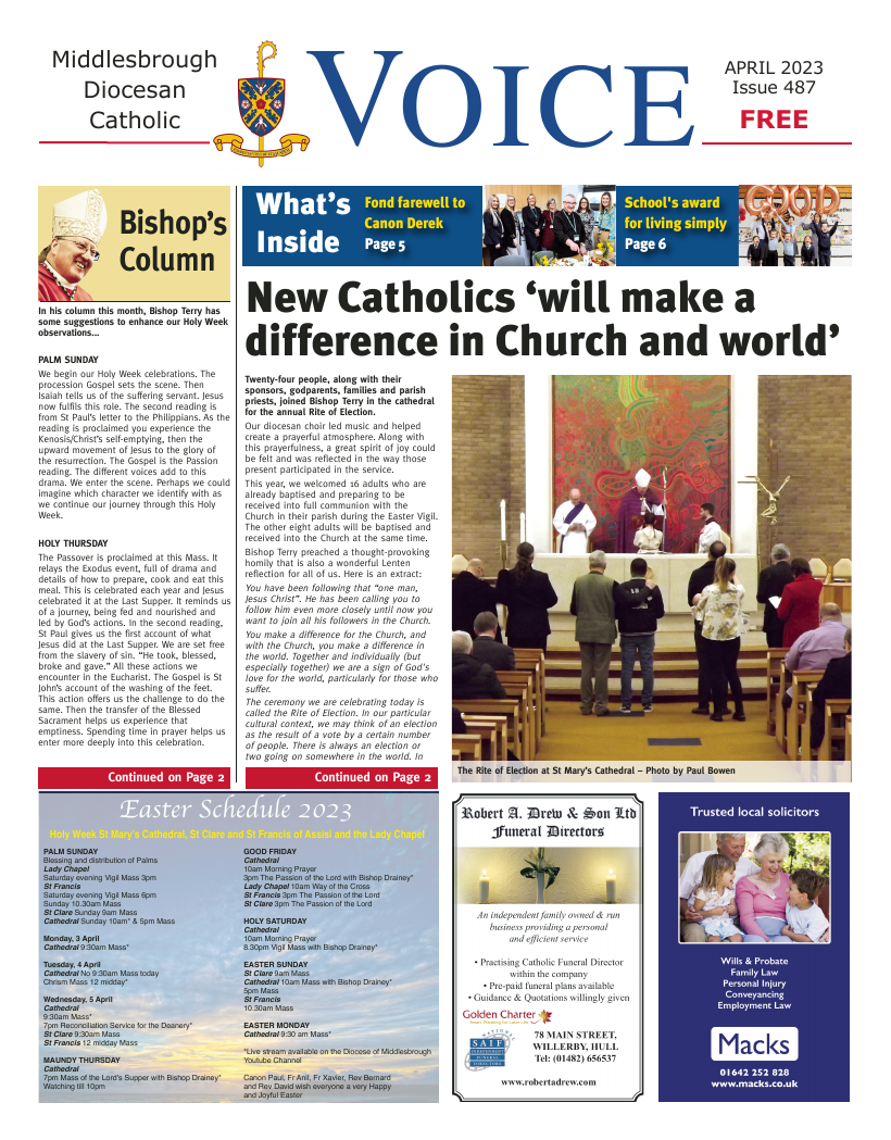 Apr 2023 edition of the Middlesbrough Voice