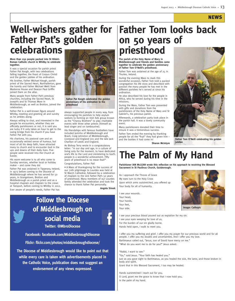 Aug 2023 edition of the Middlesbrough Voice