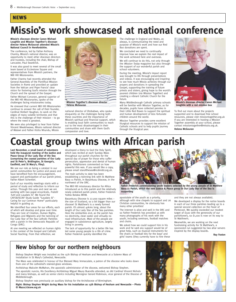 Sept 2023 edition of the Middlesbrough Voice