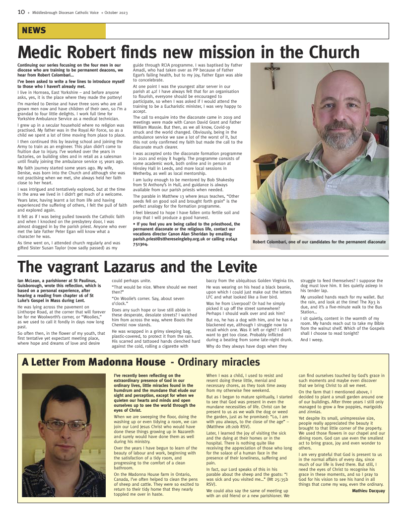 Oct 2023 edition of the Middlesbrough Voice