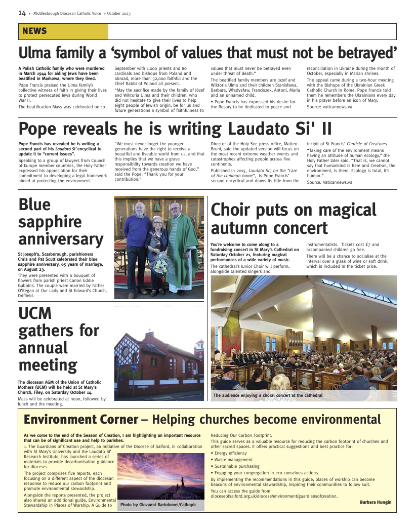 Oct 2023 edition of the Middlesbrough Voice